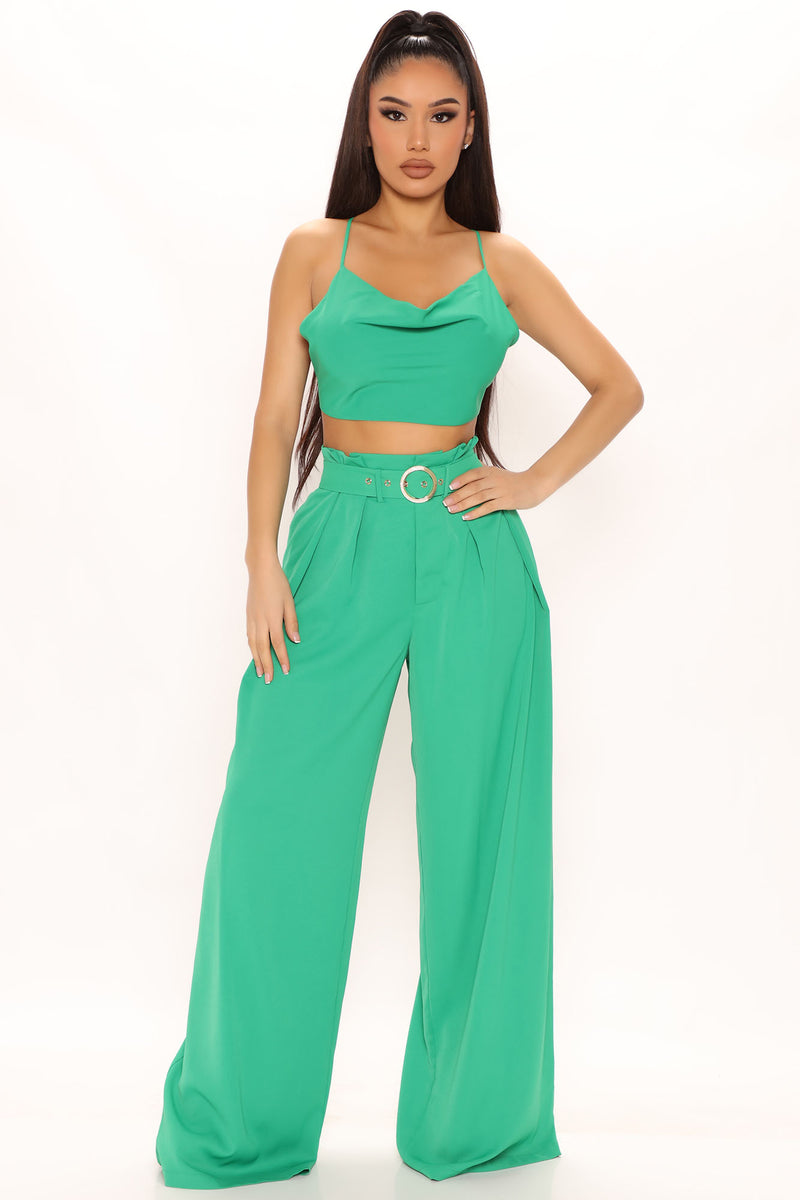 Amari Pant Set - Kelly Green | Fashion Nova, Matching Sets | Fashion Nova