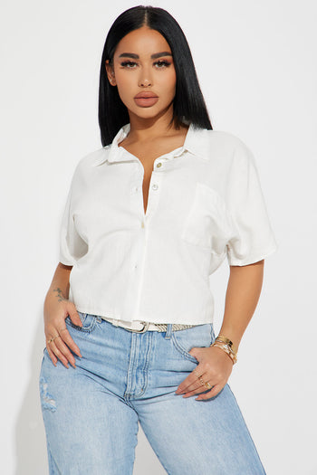 Staying Loyal Blouse - White