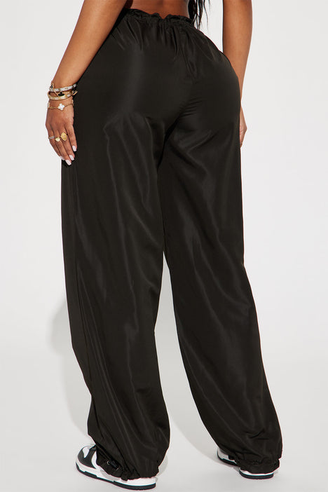 On The Grind Parachute Pant - Black | Fashion Nova, Pants