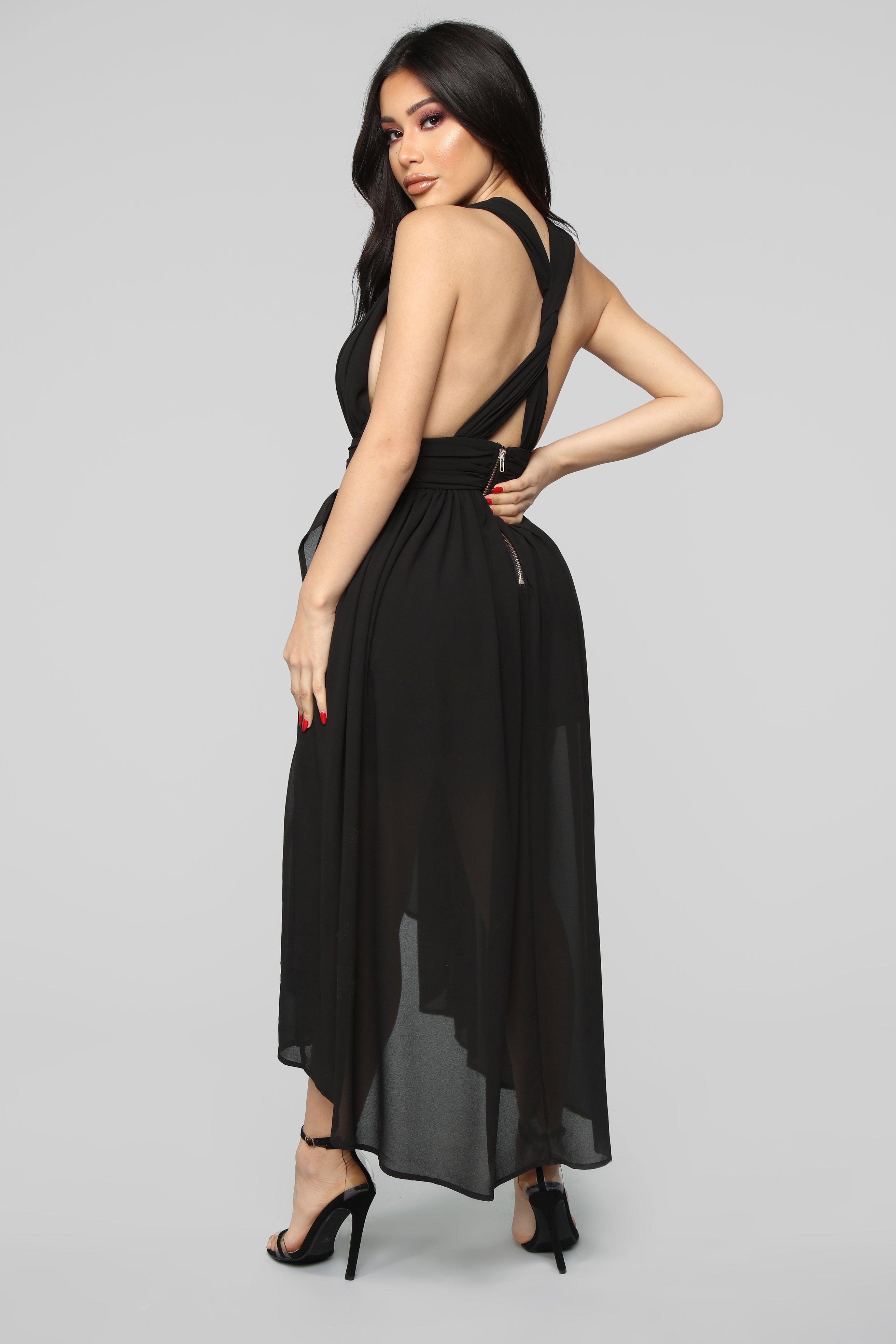 The Goddess Within Midi Dress - Black – Fashion Nova