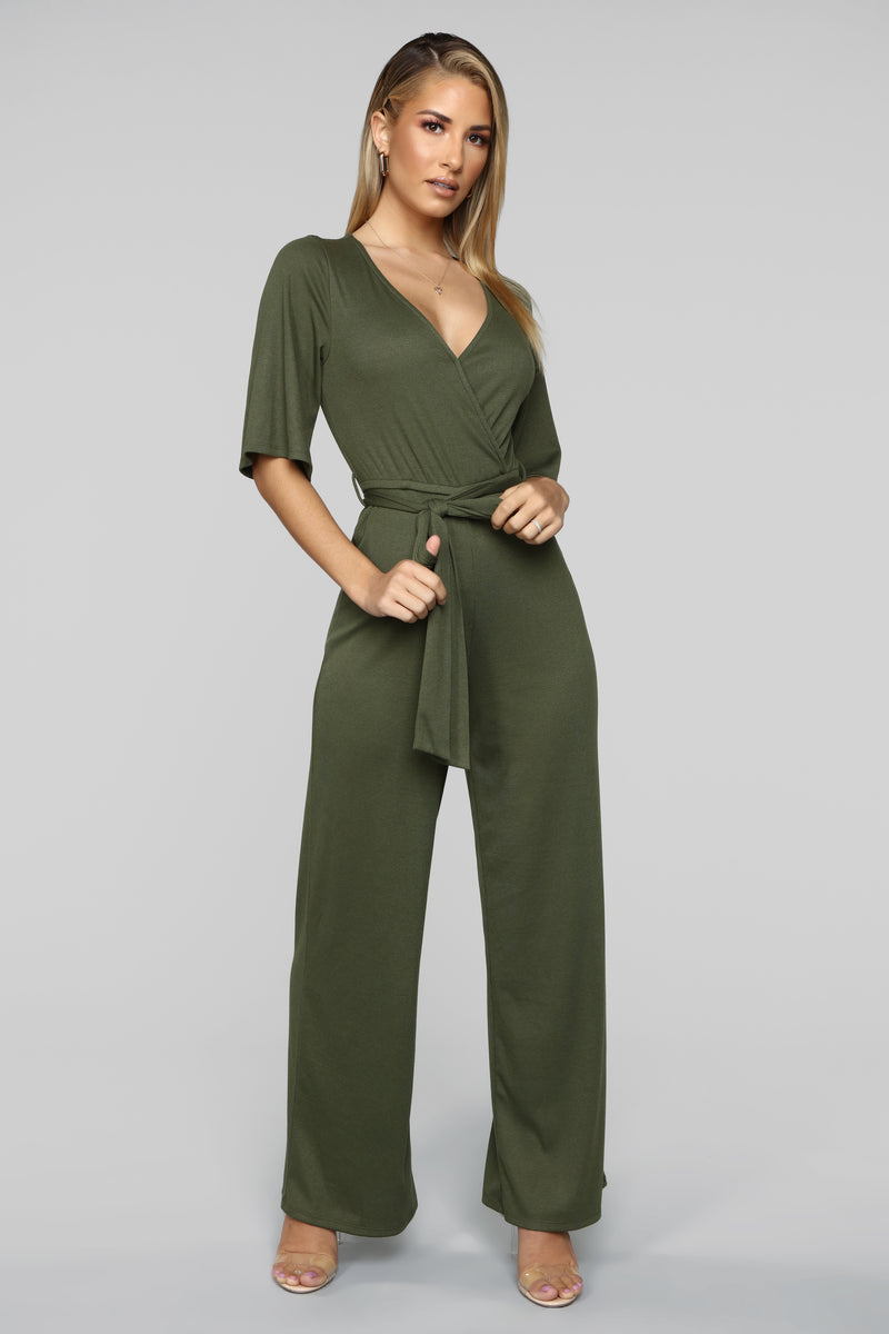 Your Go To Ribbed Jumpsuit - Olive | Fashion Nova, Jumpsuits | Fashion Nova