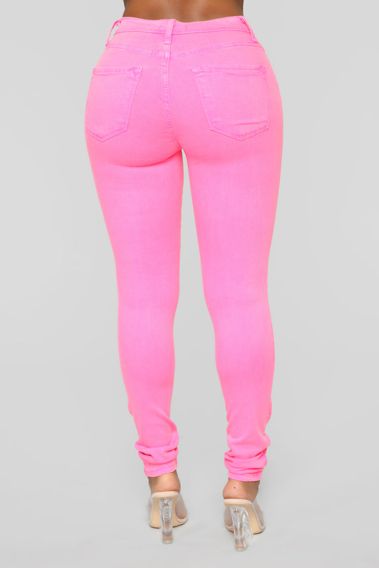 Canopy Jeans - Neon Pink
