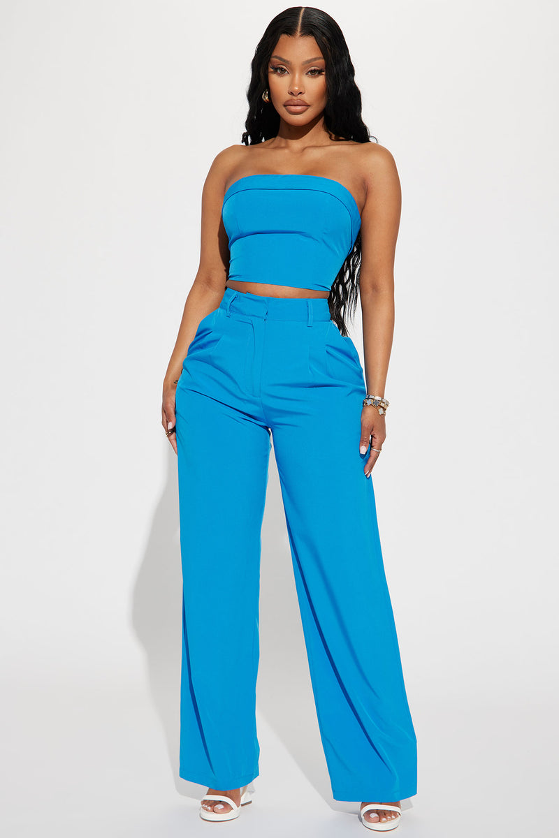 Always Real Pant Set - Blue | Fashion Nova, Matching Sets | Fashion Nova