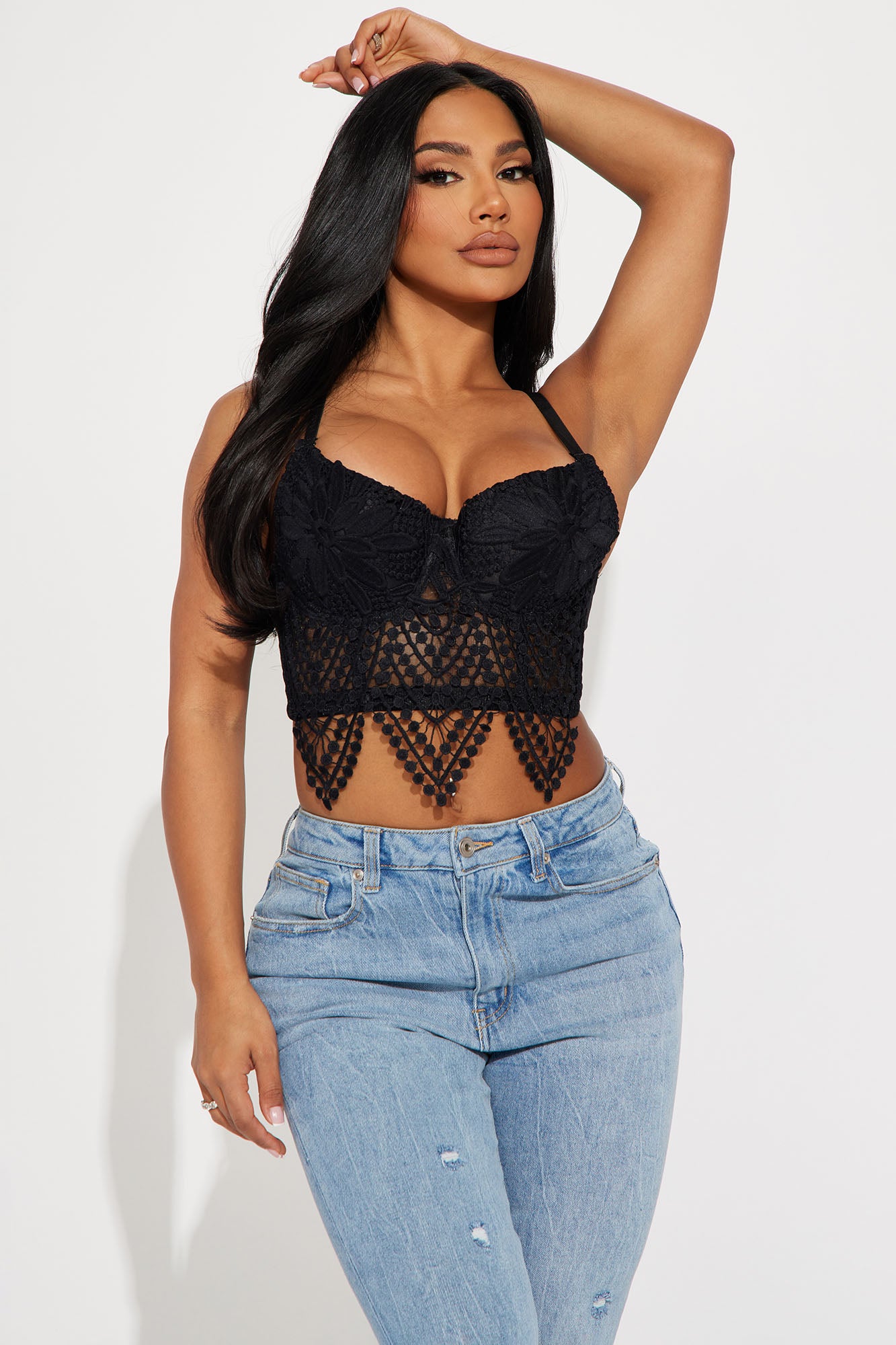 Festival Flirt Lace Top - Black | Fashion Nova, Shirts & Blouses | Fashion  Nova