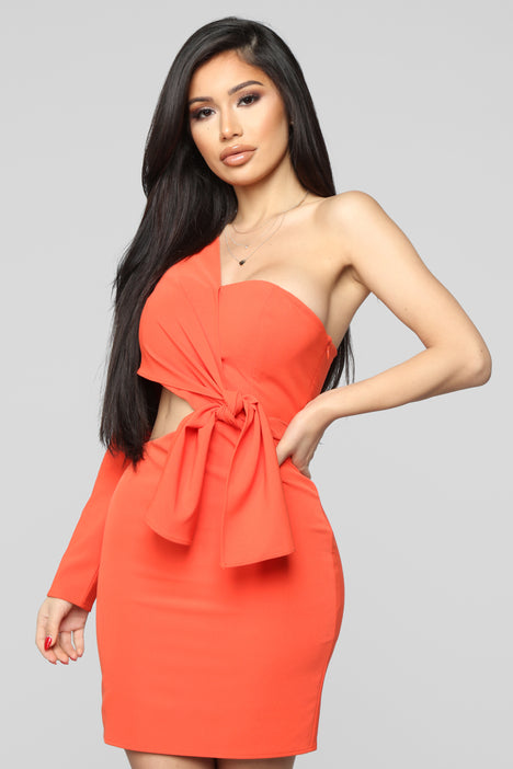 Udtale snave tro på Made For A Boss One Shoulder Dress - Orange | Fashion Nova, Dresses |  Fashion Nova