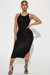 Tati Midi Dress - Black