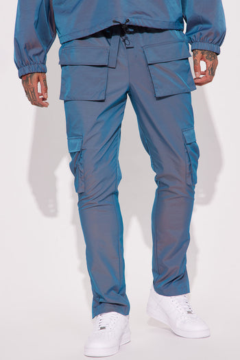 Men's The Modern Stretch Slim Trouser in Blue Size 30 by Fashion Nova