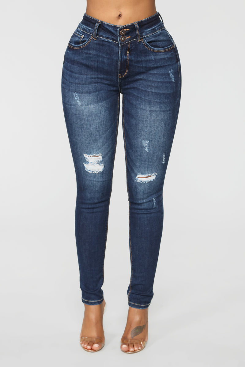 Heartbreaker Distressed Jeans - Dark Denim | Fashion Nova, Jeans ...