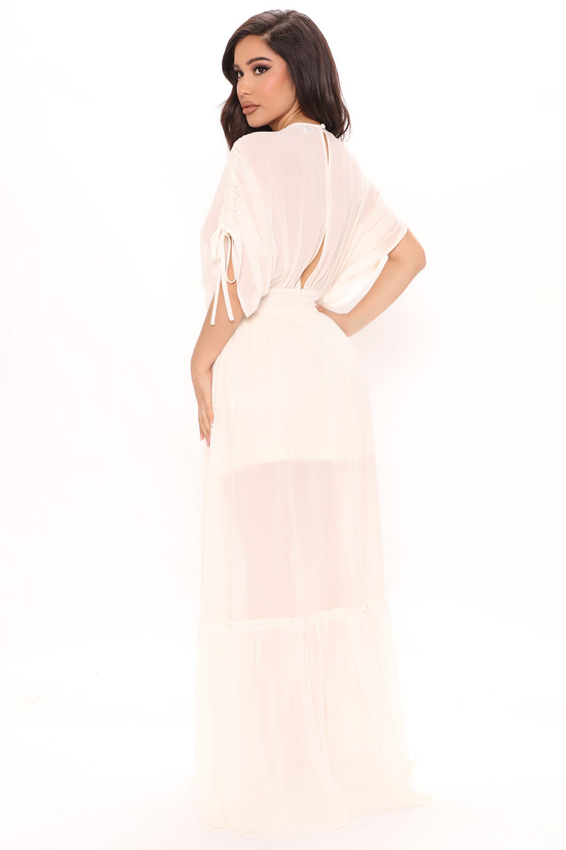 Farrah Maxi Dress - Cream | Fashion Nova, Dresses | Fashion Nova