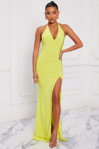 Willow Maxi Dress - Yellow/combo, Fashion Nova, Dresses