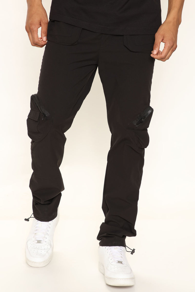 Motorsport Cargo Pants - Black | Fashion Nova, Mens Pants | Fashion Nova