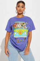 Looney Tunes Scooby Mash Up Graphic Tee - Purple