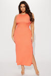 Becky Maxi Dress - Coral