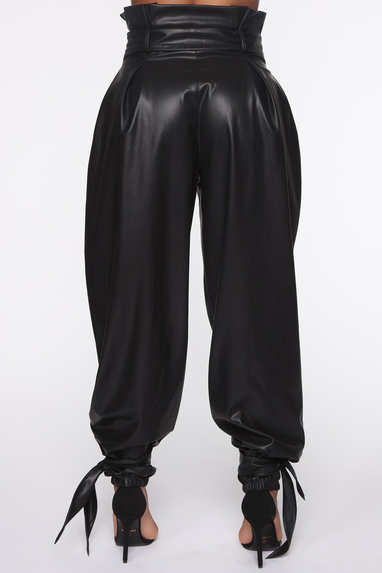 Got Your Love Faux Leather Jogger Pant - Black – Fashion Nova