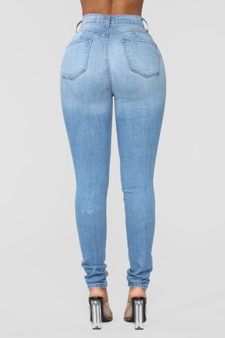 Classic Sweetheart Skinny Jeans - Light Blue Wash - Jeans - Fashion Nova