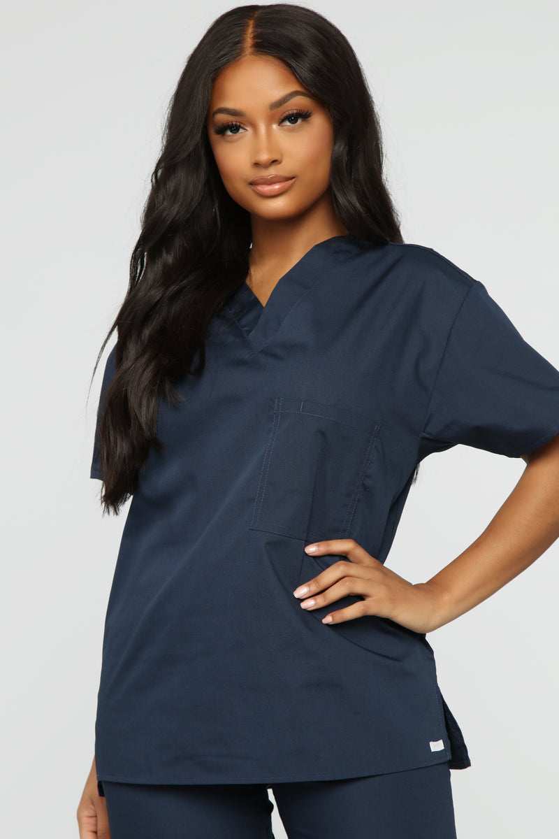 All Better Now Scrub Top - Navy | Fashion Nova, Scrubs | Fashion Nova