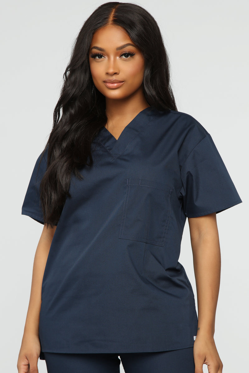 All Better Now Scrub Top - Navy | Fashion Nova, Scrubs | Fashion Nova