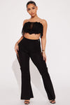 Festival Ready Pant Set  - Black