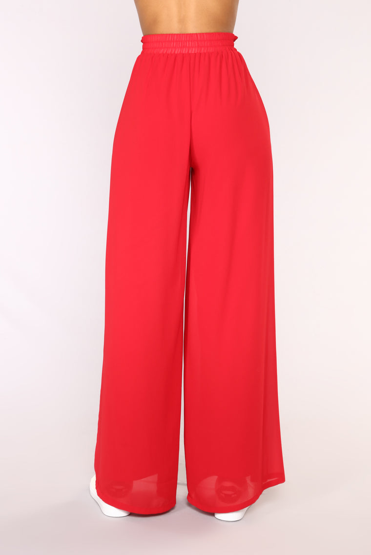Di Amore Pants - Red - Pants - Fashion Nova