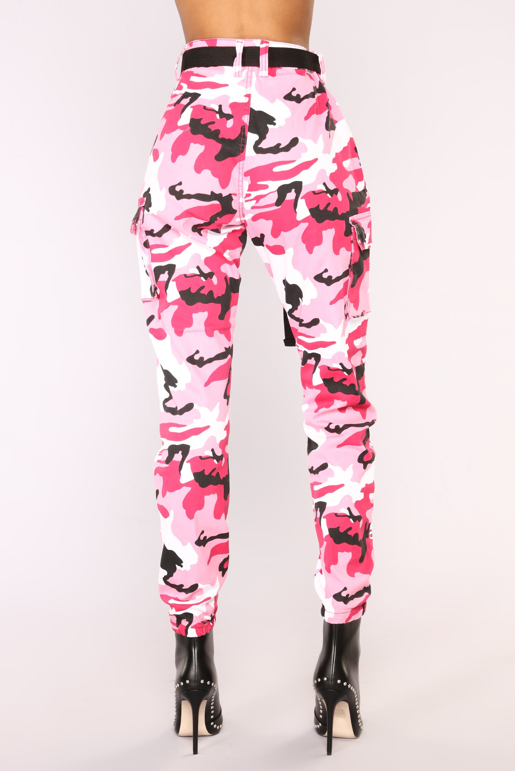 Cadet Kendall Oversized Camo Pants - Pink