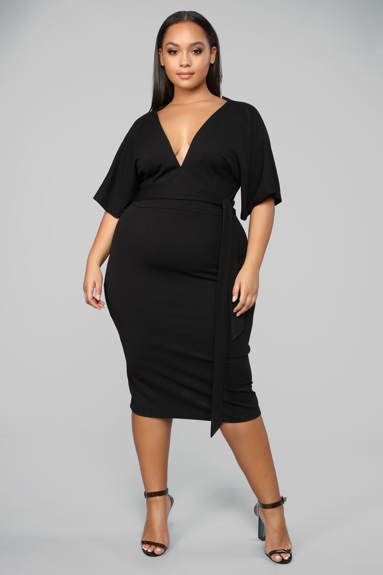 full grown knot dress fashion nova