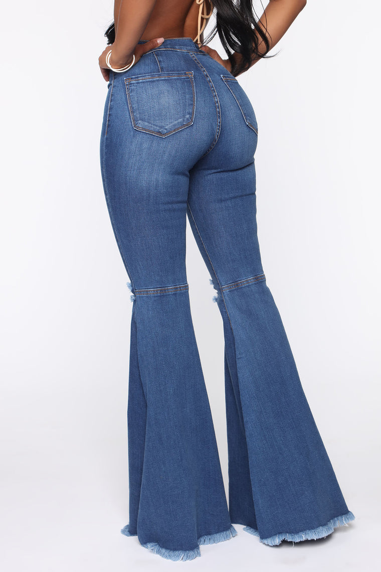 size 20 bell bottom jeans