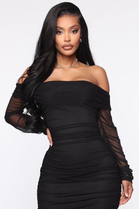 black dress fashion nova Big sale ...