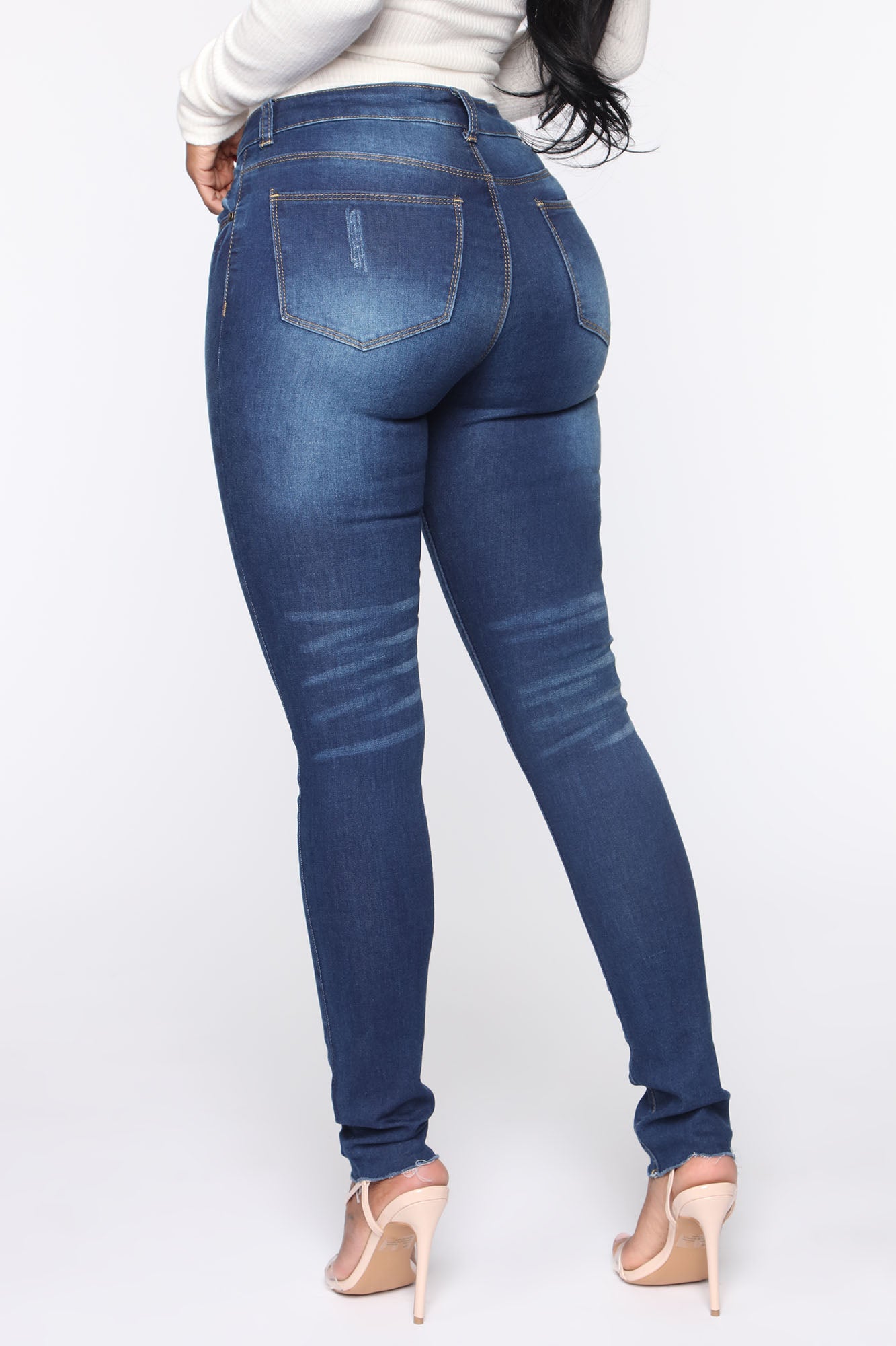 Laura Skinny Jeans - DarkDenim – Fashion Nova