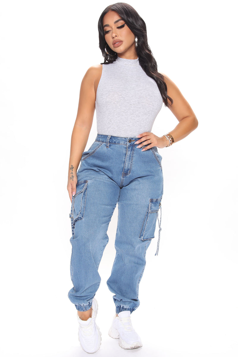 Lucy Mock Neck Tank - Heather Grey | Fashion Nova, Knit Tops | Fashion Nova