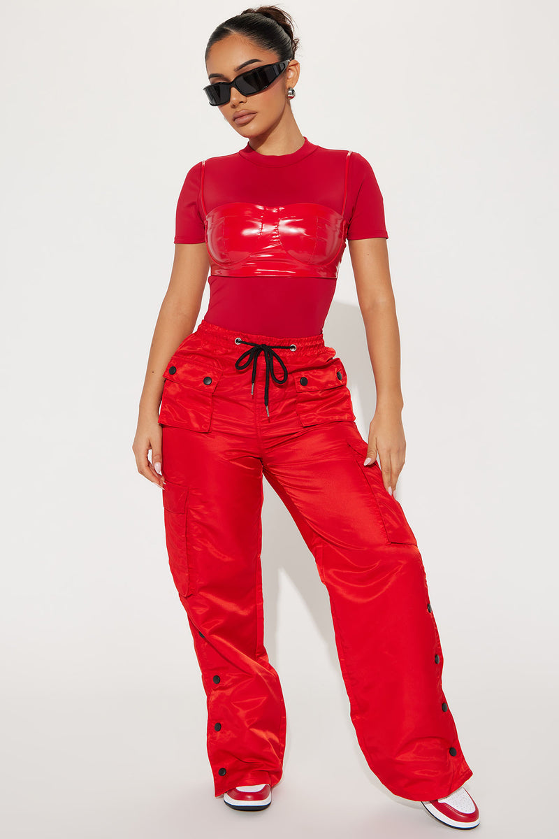 Gone Girl Jogger Pant - Red | Fashion Nova, Pants | Fashion Nova