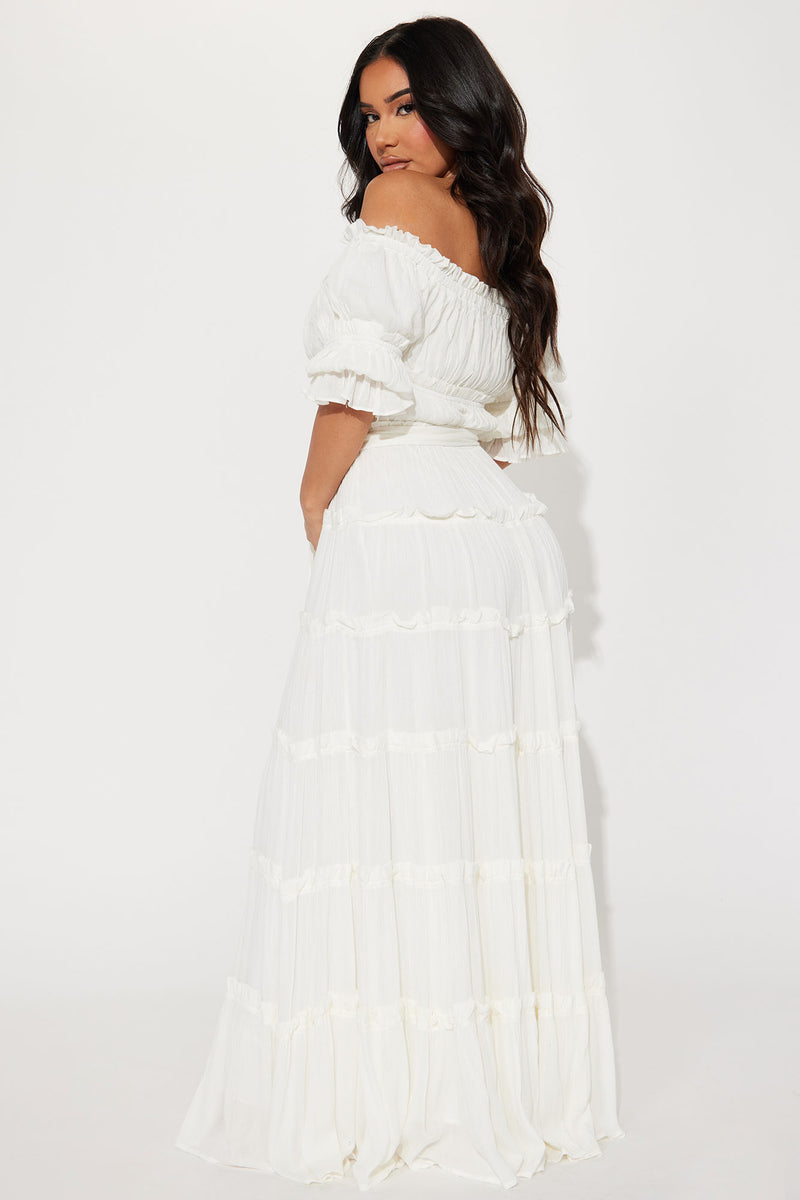 Delina Maxi Dress - White | Fashion Nova, Dresses | Fashion Nova