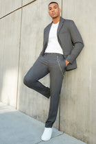 The Modern Stretch Slim Trouser - Charcoal