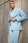 The Modern Stretch Suit Jacket - Light Blue