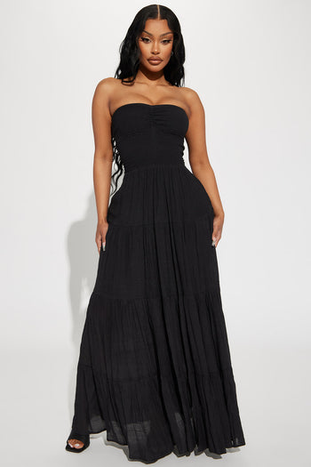 Lana Embroidered Tulle Gown - Black, Fashion Nova, Luxe