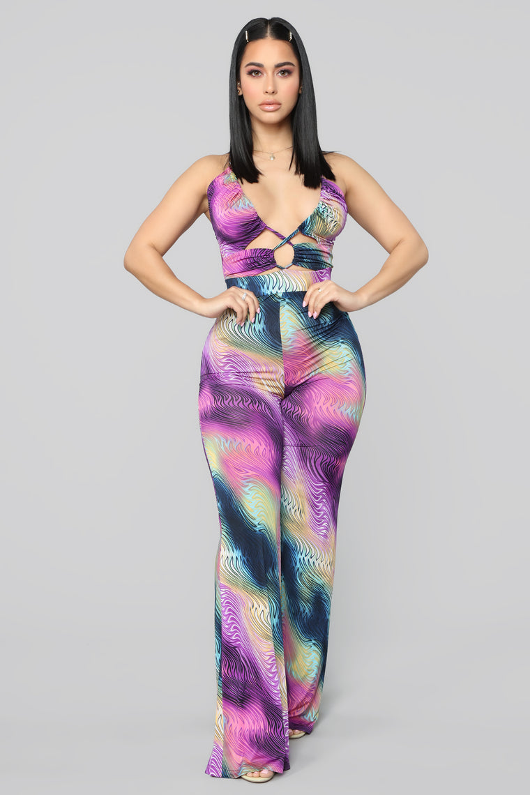 purple jumpsuit fashion nova