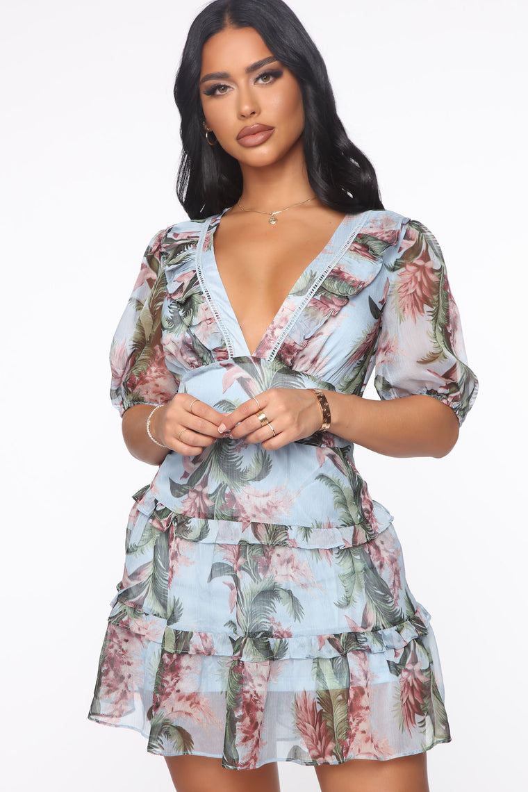 fashion nova floral dress