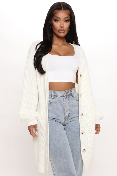 Cabin Stay Cardigan Sweater - Off White | Sweaters | Fashion Nova