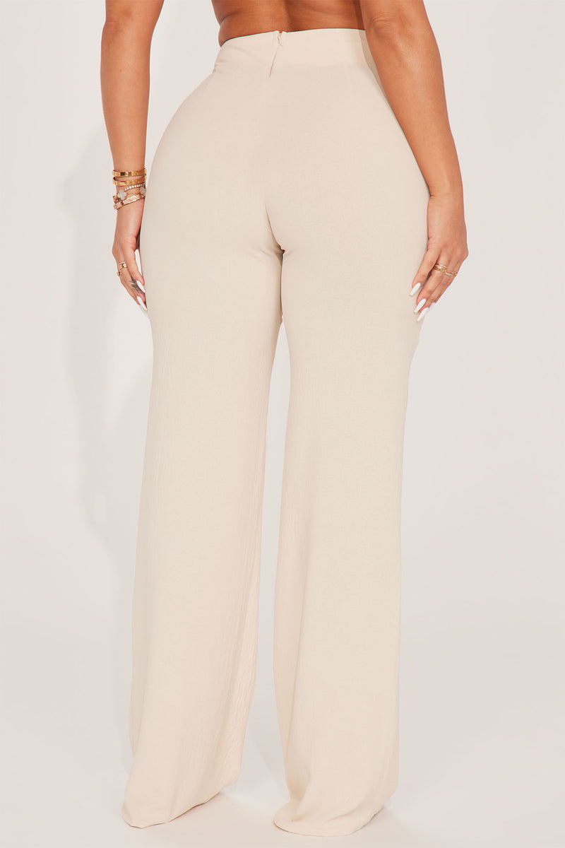 Victoria High Waisted Textured Dress Pants - Sand | Fashion Nova, Pants ...