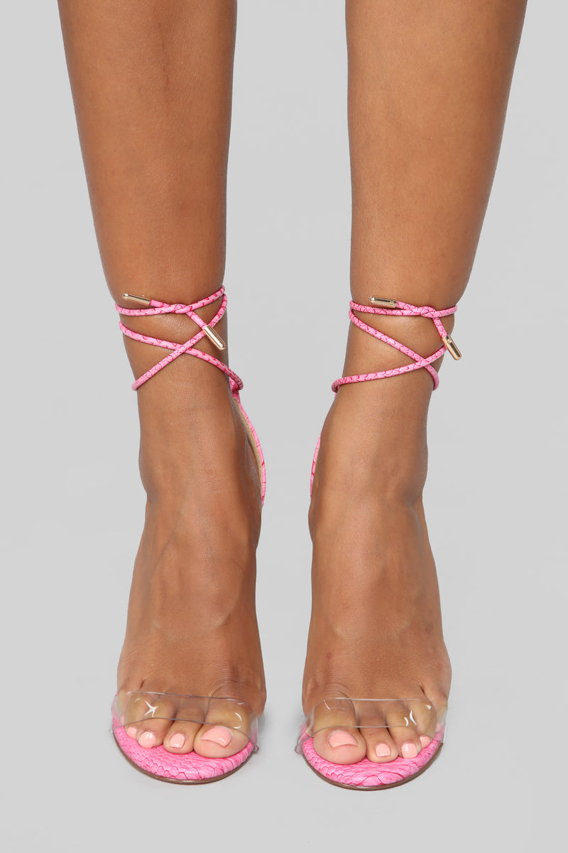 Feel The Rhythm Heeled Sandals - Hot Pink | Fashion Nova, Shoes ...