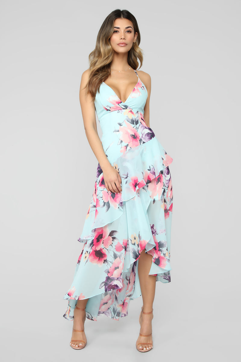 light floral maxi dress
