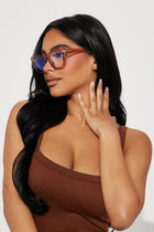 Crystal Clear Persuasion Blue Light Day Glasses - Clear/Nude