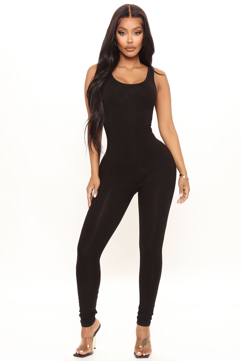 Bodycon Jumpsuit - Black | Fashion Nova, Jumpsuits | Fashion Nova