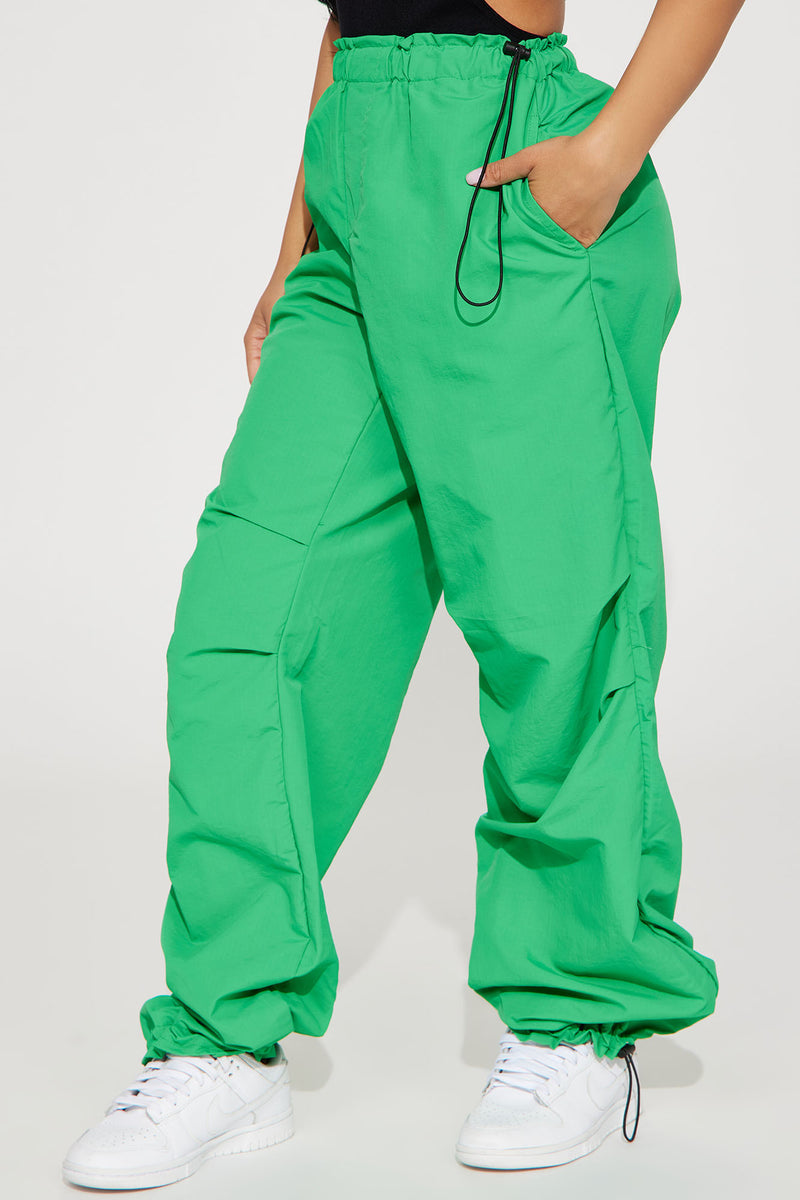 Meet You There Jogger Parachute Pant - Kelly Green | Fashion Nova ...