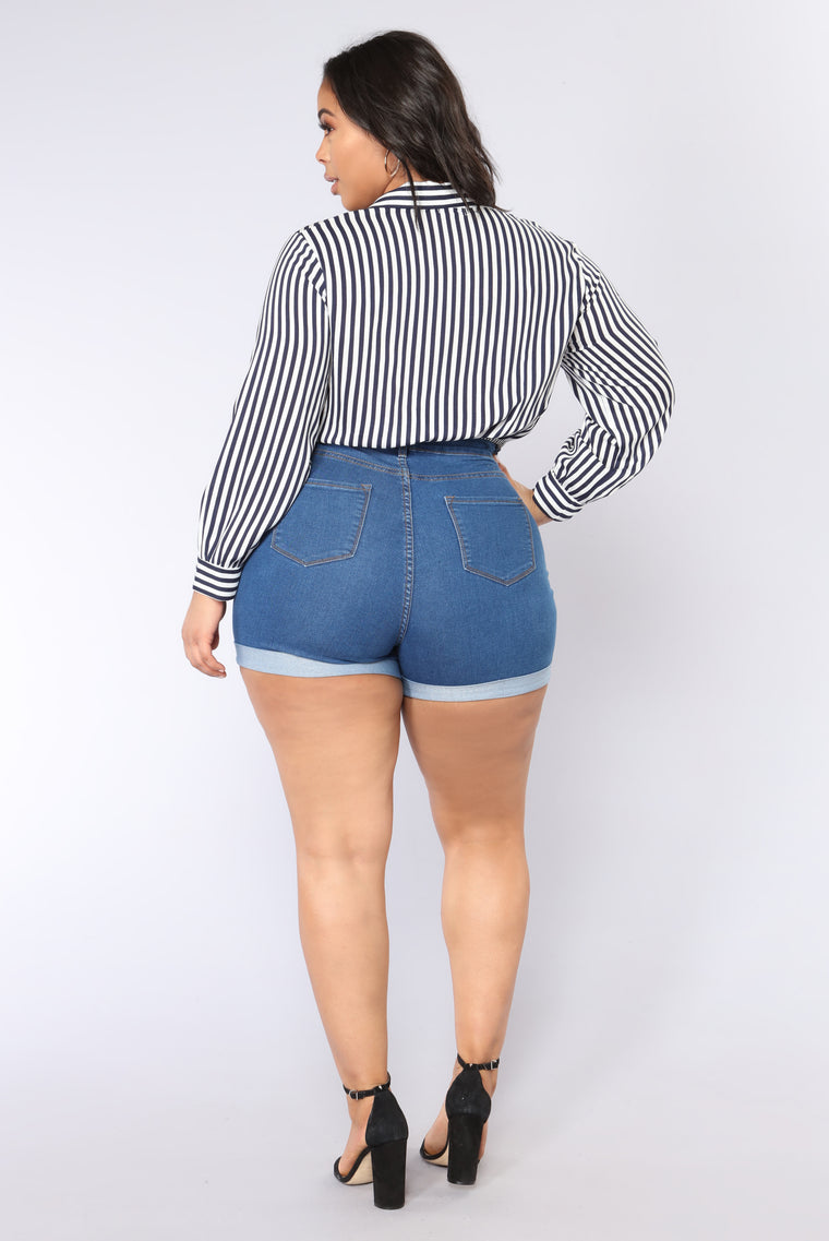 Carter Denim Shorts Medium Wash 