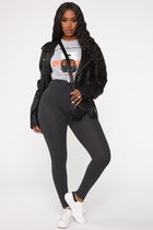 Running Around High Rise Legging - Charcoal