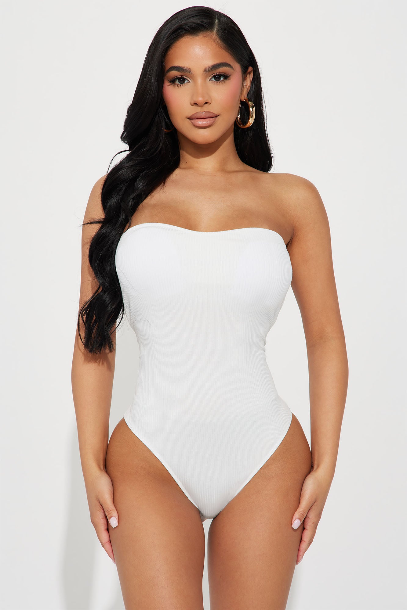 Alondra Bustier Bodysuit - Black, Fashion Nova, Bodysuits