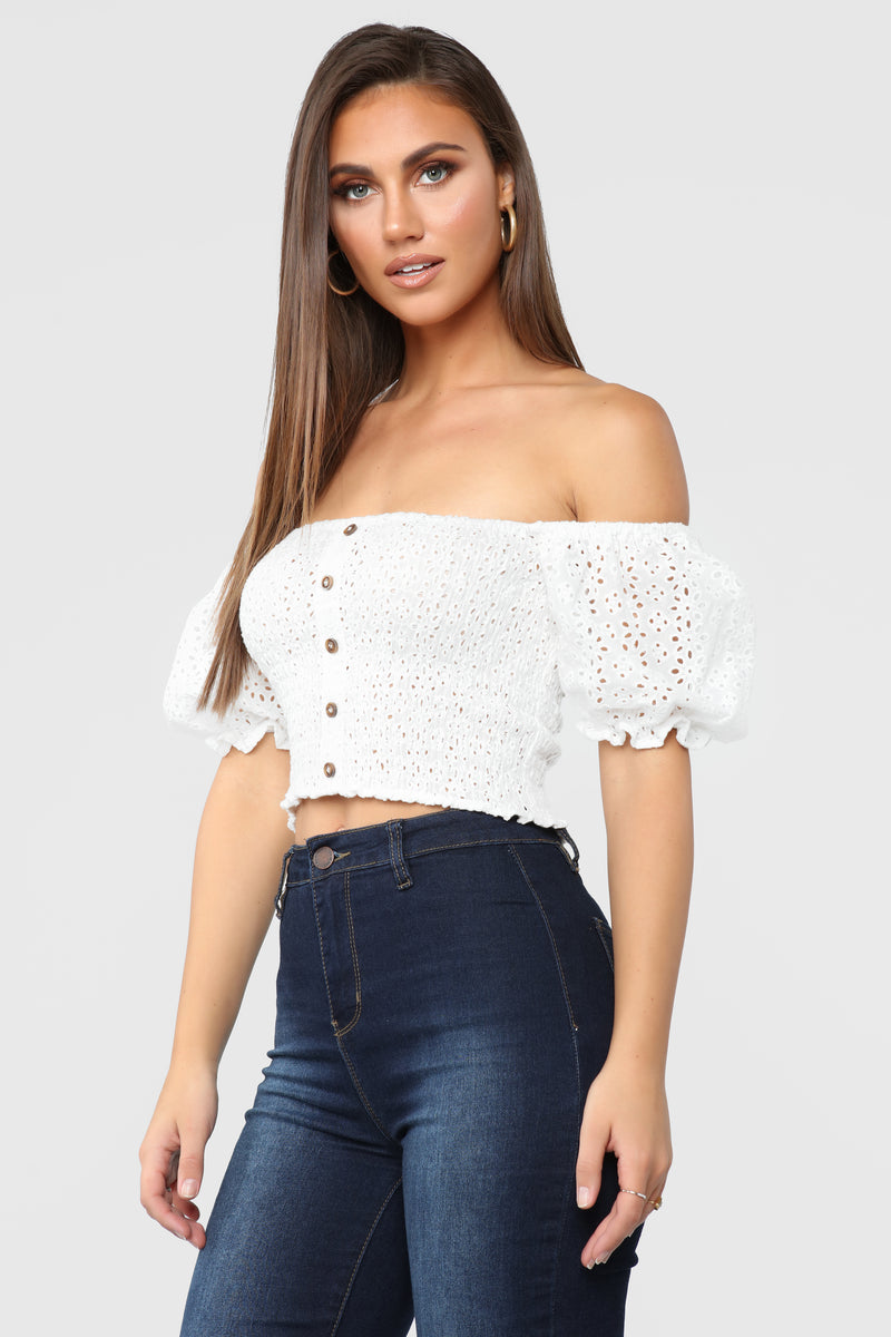 Not A Chance Top - White | Fashion Nova, Shirts & Blouses | Fashion Nova