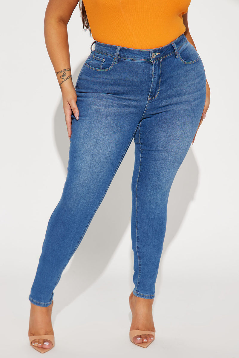 Simplicity Stretch Skinny Jean - Medium Wash | Fashion Nova, Jeans ...