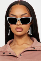 Sporty Spice Sunglasses - Silver