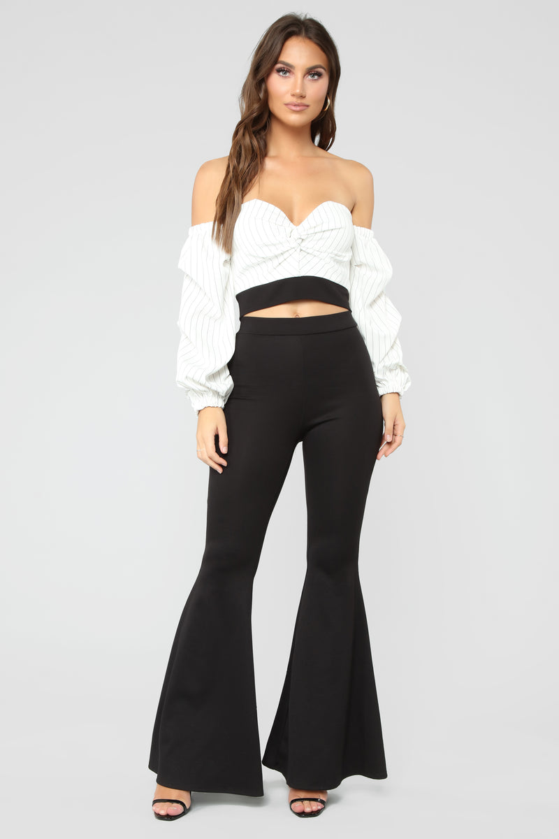 Classy And Fun Top - White/Black | Fashion Nova, Shirts & Blouses ...